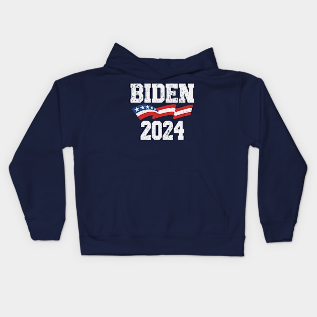 Biden 2024 Kids Hoodie by Etopix